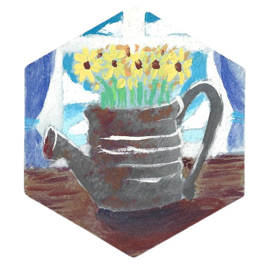 Pail of Flowers Magnet